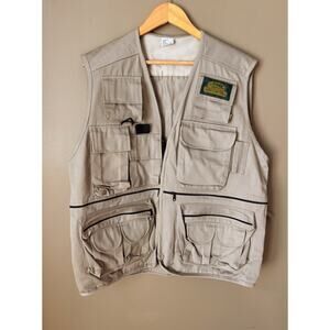 Camel trophy adventure wear vest hunting fishing size XLarge